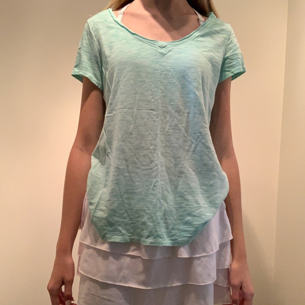 Basic mint green tee